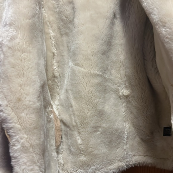 Express Coat leather upper With Fur size small could fit Medium - Picture 7 of 15